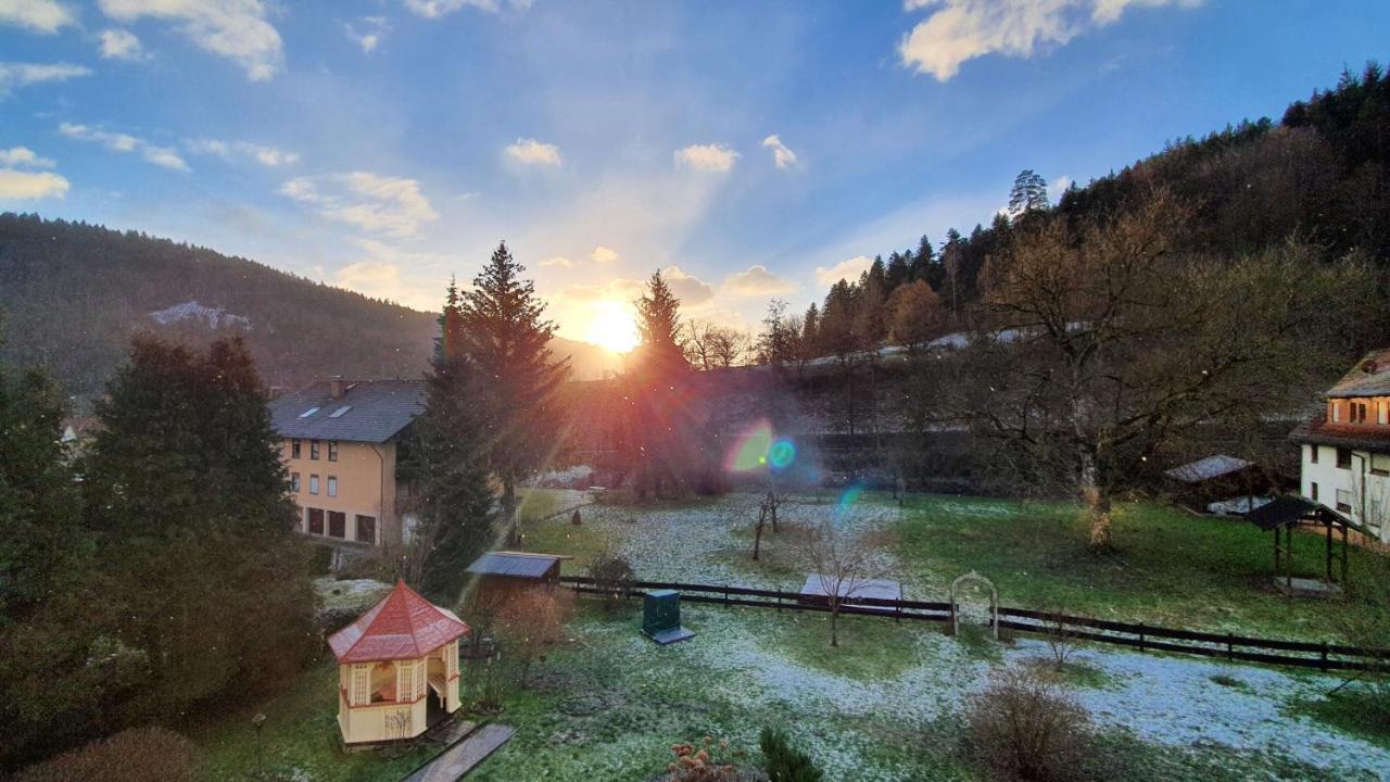 Ferienwohnung Saegemuehle Unterreichenbach Buitenkant foto