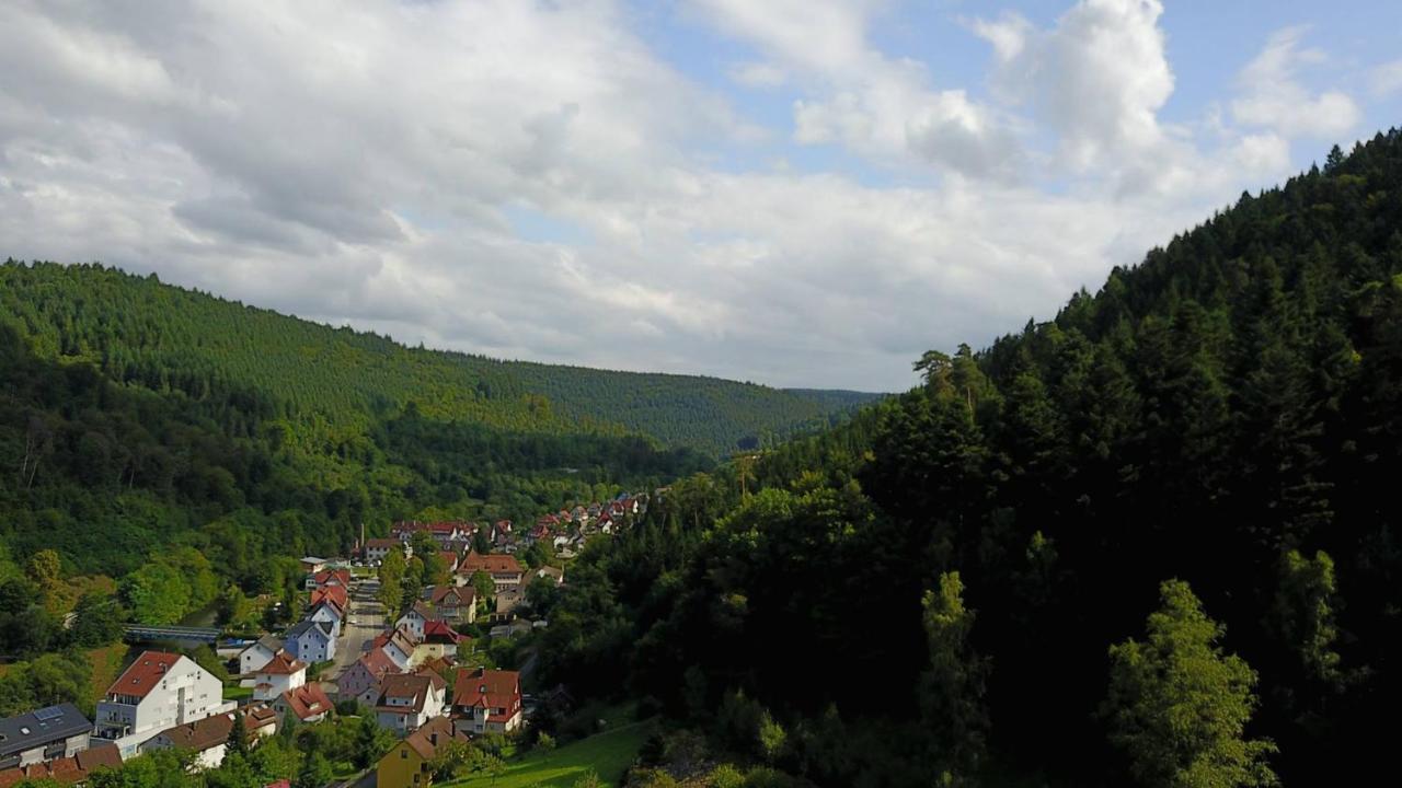 Ferienwohnung Saegemuehle Unterreichenbach Buitenkant foto