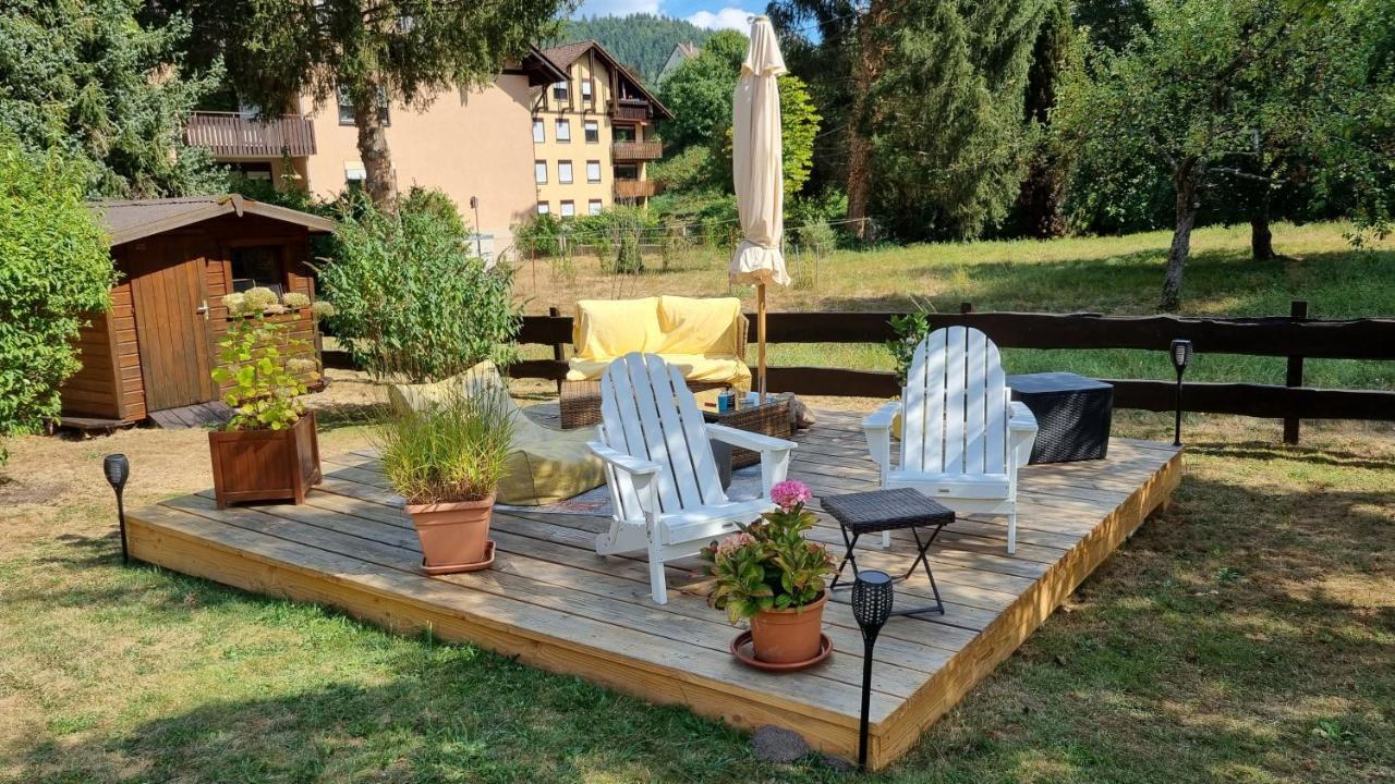 Ferienwohnung Saegemuehle Unterreichenbach Buitenkant foto